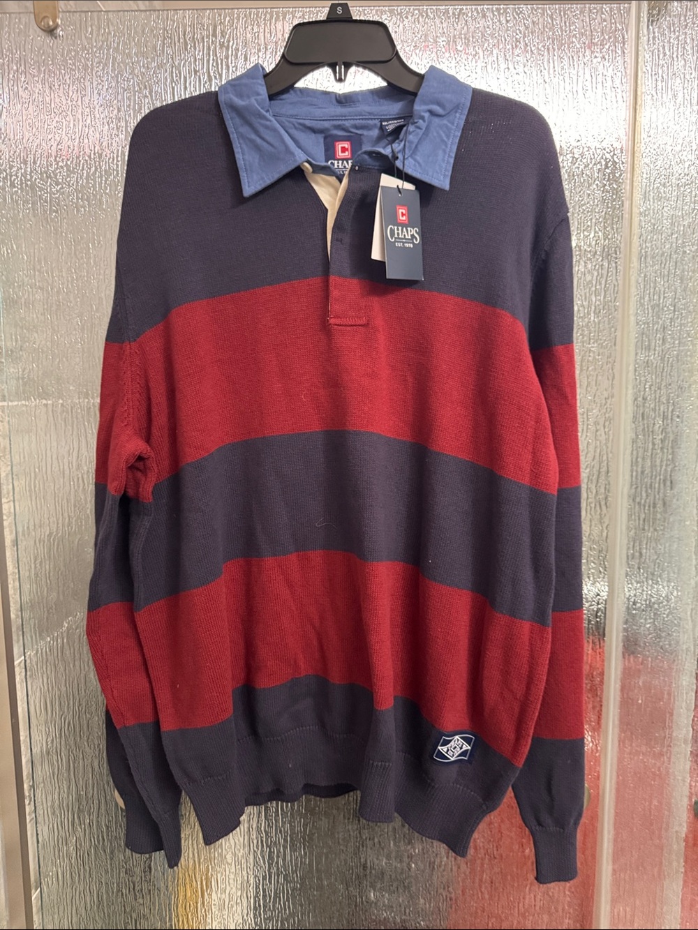 Chaps Men’s Rugby Polo Sweater